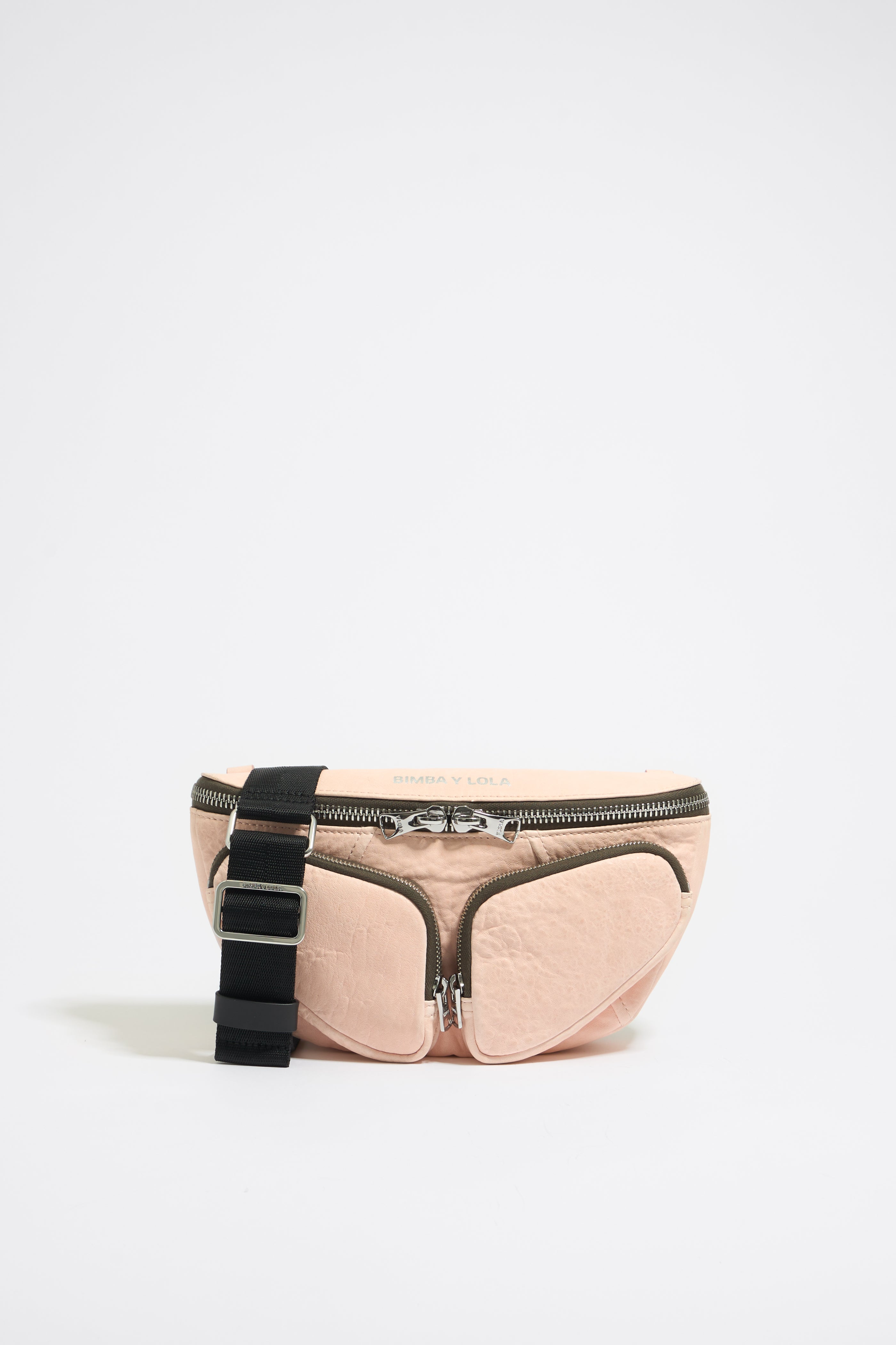 Bolso riñonera Pocket S piel rosa